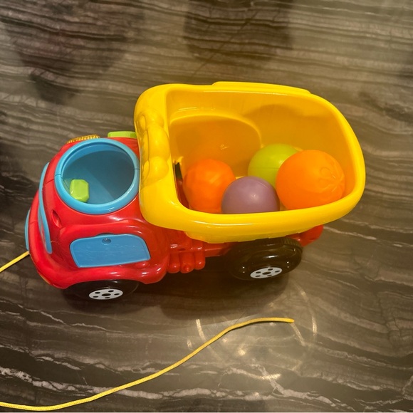 VTech Drop and Go Dump Truck Push & Pull Toys with Accessories - Picture 1 of 7